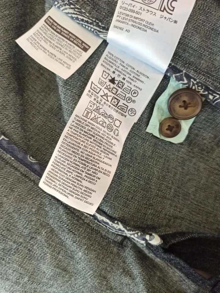 Veste blazer jean Levi's M - photo numéro 9