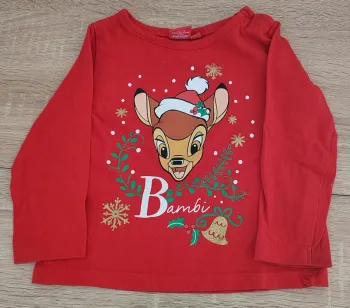 T-shirt manches longues bambi