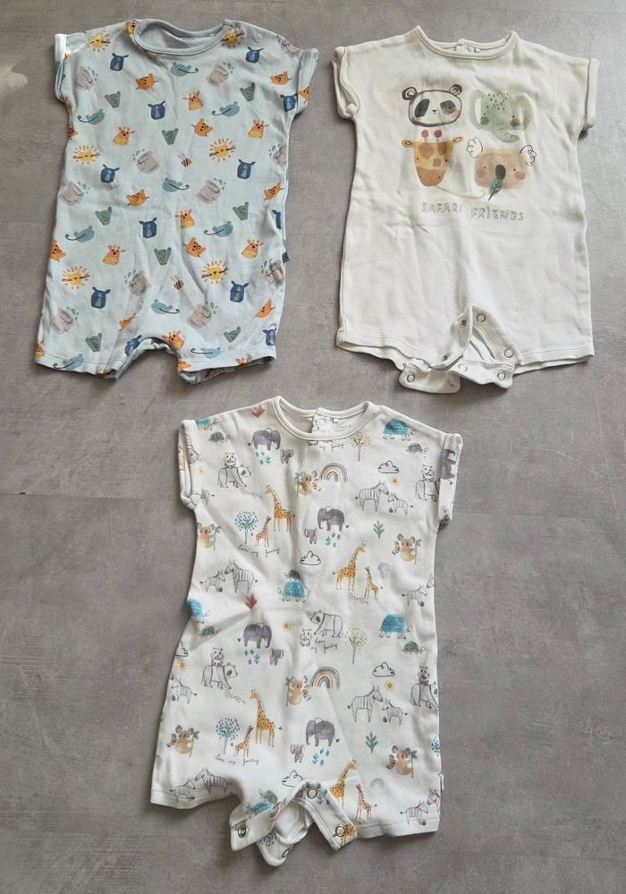 Lot de 3 grenouillère next baby 6mois