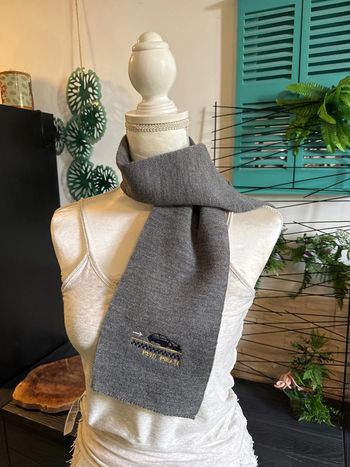 Écharpe légère grise garçon petit pirate