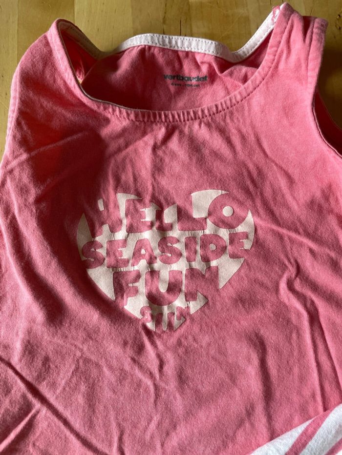 Lot de deux débardeurs filles - photo numéro 3