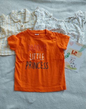 Lot 3 t-shirt 12 mois