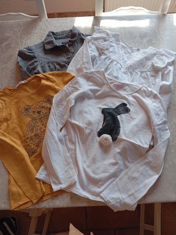 Lot de 4 hauts fille 10 ans