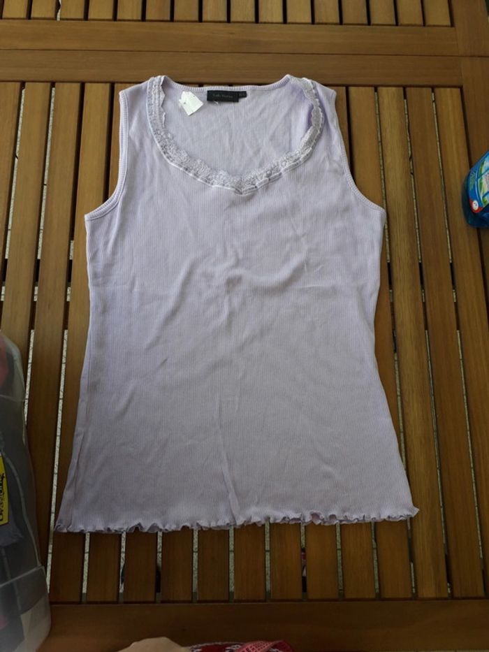 Kiabi débardeur parme taille 48/50