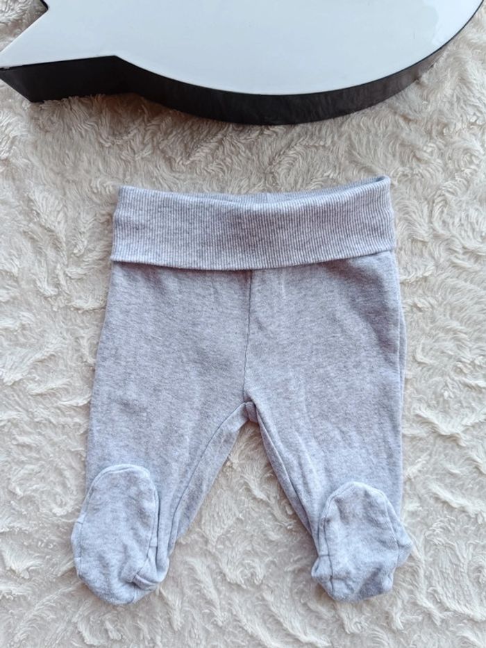 Legging avec pieds Mixte 3 mois Kiabi Eco conception 100% coton bio - photo numéro 2