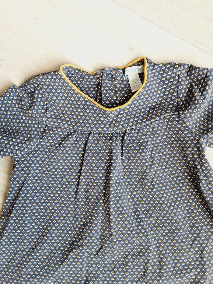 Vêtement bébé fille robe manches longues Obaïbi 18 mois - photo numéro 2