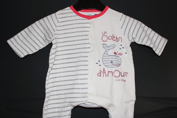 Pyjama d'été NEUF taille 1 mois 54 cm. - photo numéro 5