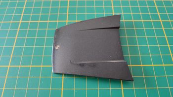 Capot avant pièce détachée miniature Bburago burago Porsche 911 Carrera 1993 noir 1/18 1/18e 1/18ème