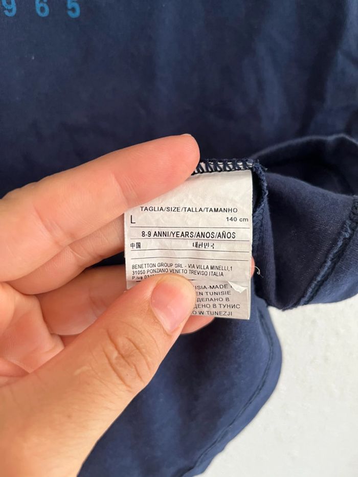 T-shirt benetton taille 8/9 ans - photo numéro 4