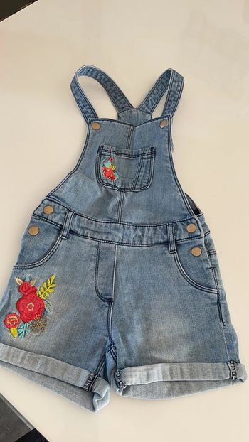 Salopette short orchestra taille 5 ans