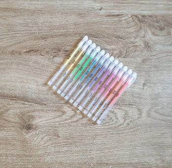 📚 Lot de 12 crayons Gel Pen #emyfleury_scolaire