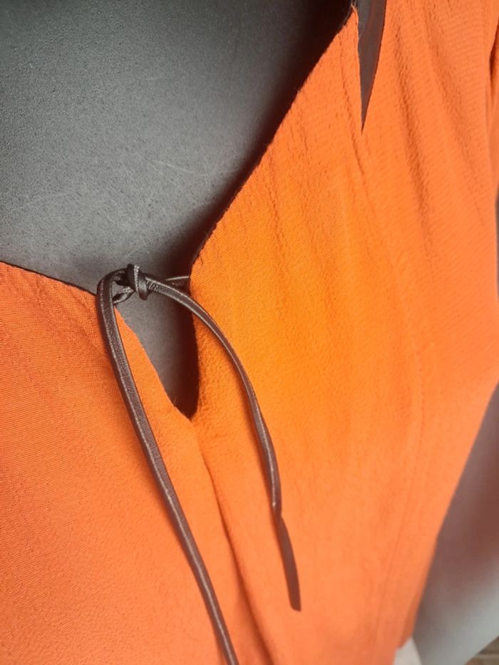 Mado et autres blouse orange T.44 en tbe - photo numéro 7