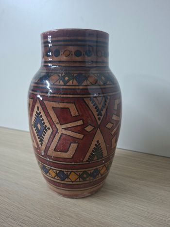 Ancien vase  oriental - Signé Safi