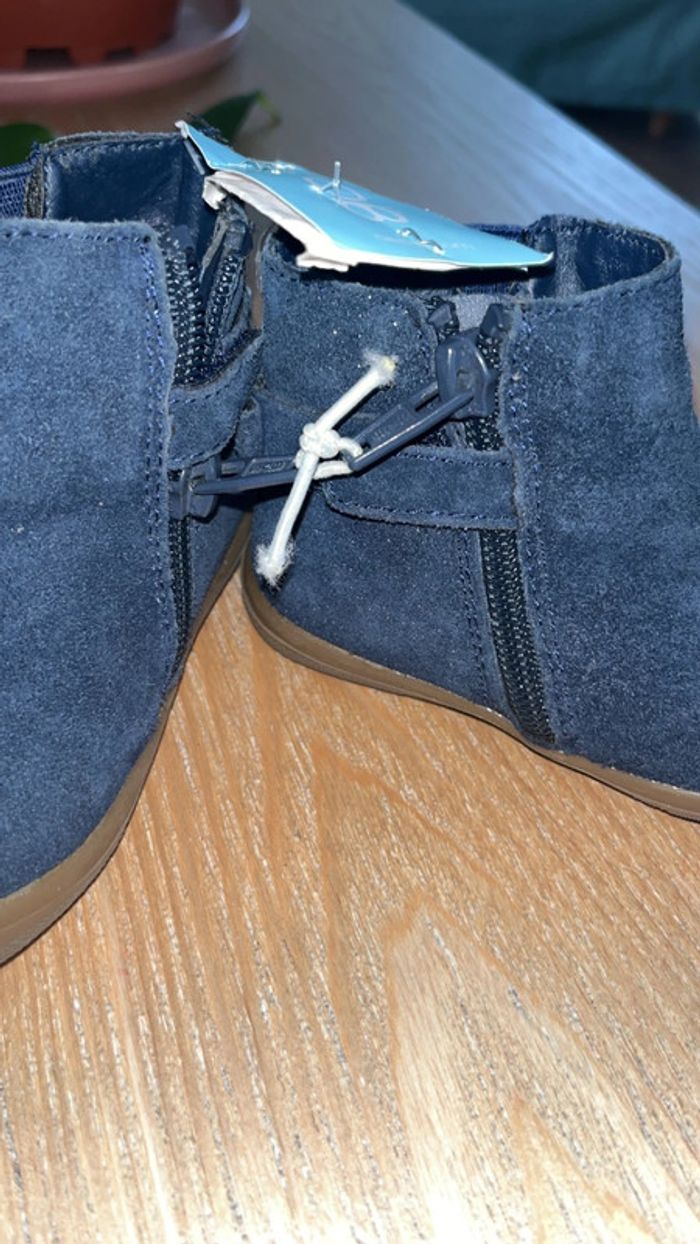 Bottines cuir et daim - photo numéro 4