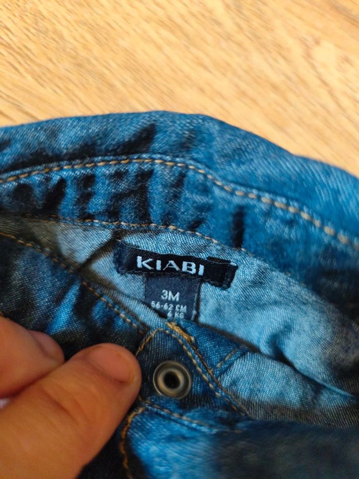 Chemise jean 3 mois Kiabi - photo numéro 3