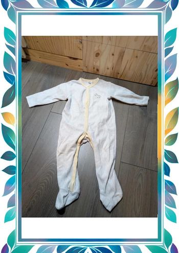 Pyjama mes petits cailloux mixte zèbre 18 mois