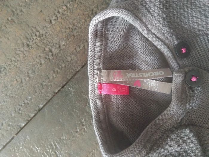 Lot de 3 gilets bébé fille 9 mois - photo numéro 7