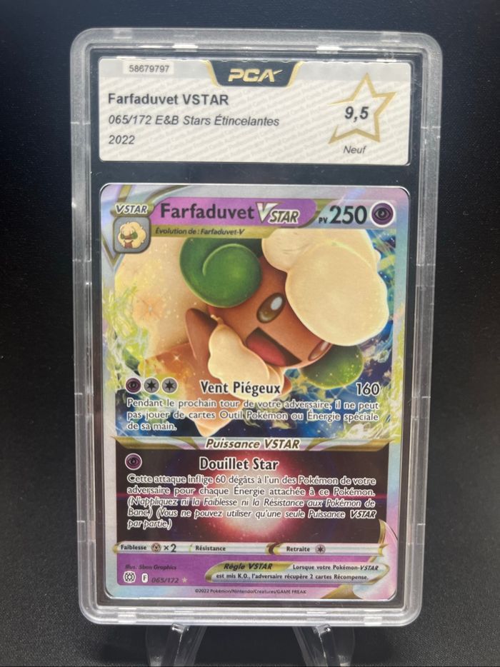 Carte Pokémon Farfaduvet 065/172 PCA 9,5.