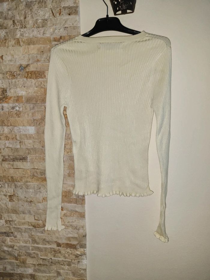 Pull jaune pâle FB sister XS - photo numéro 4