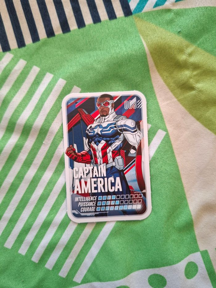 Carte Marvel pars en mission 008