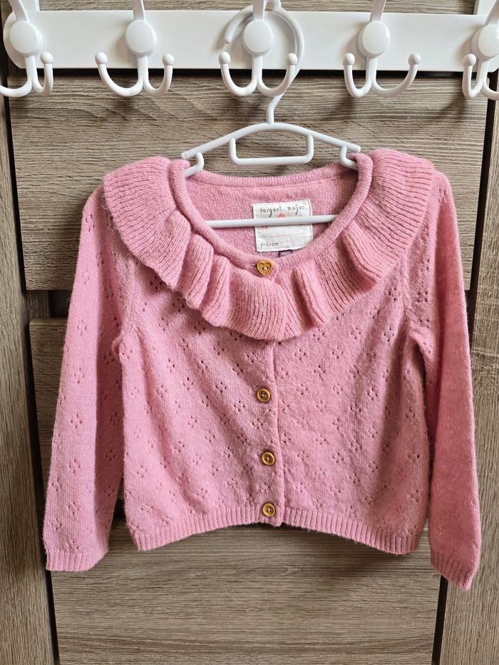 Vêtement Bébé Fille - Ensemble : Robe + Gilet + Collant - Sergent Major - 24 mois 86 cm - photo numéro 7