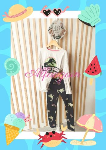 Ensemble Jurassic park legging et haut 10ans