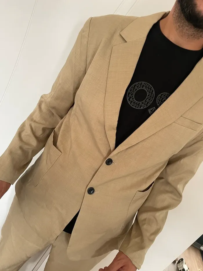 Ensemble costume beige XL - photo numéro 3