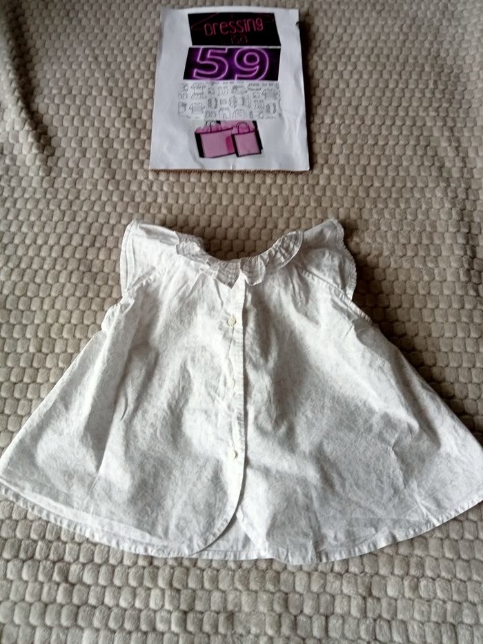 Blouse chemise  baby Dior 12 mois - photo numéro 5