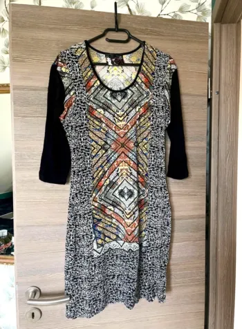 Robe imprimée neuve calao 38/M