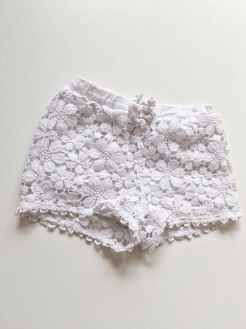 Zara - Short doublé en dentelle - Blanc (2 ans)
