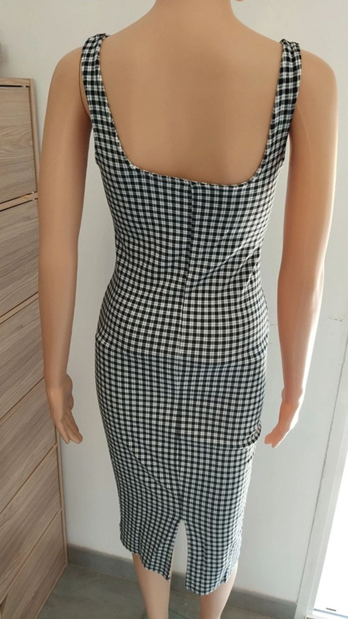 Robe noire et blanche Pimkie taille s fendu - photo numéro 8