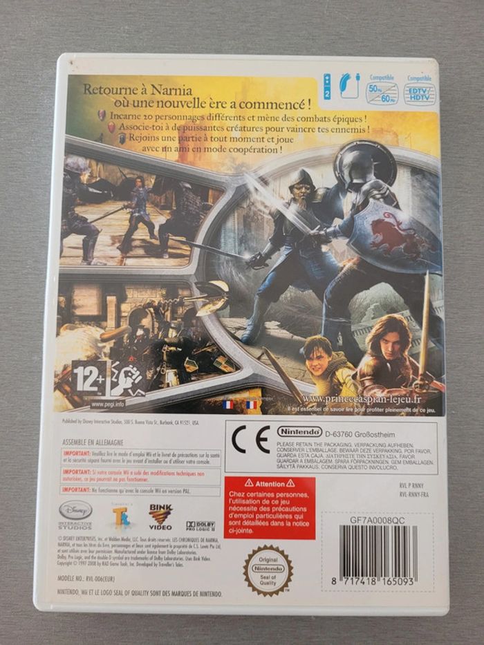 Jeux vidéo wii le monde de Narnia chapitre 2 - photo numéro 2