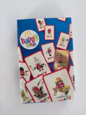 Jeu duo cartes & puzzle happy meal 2014