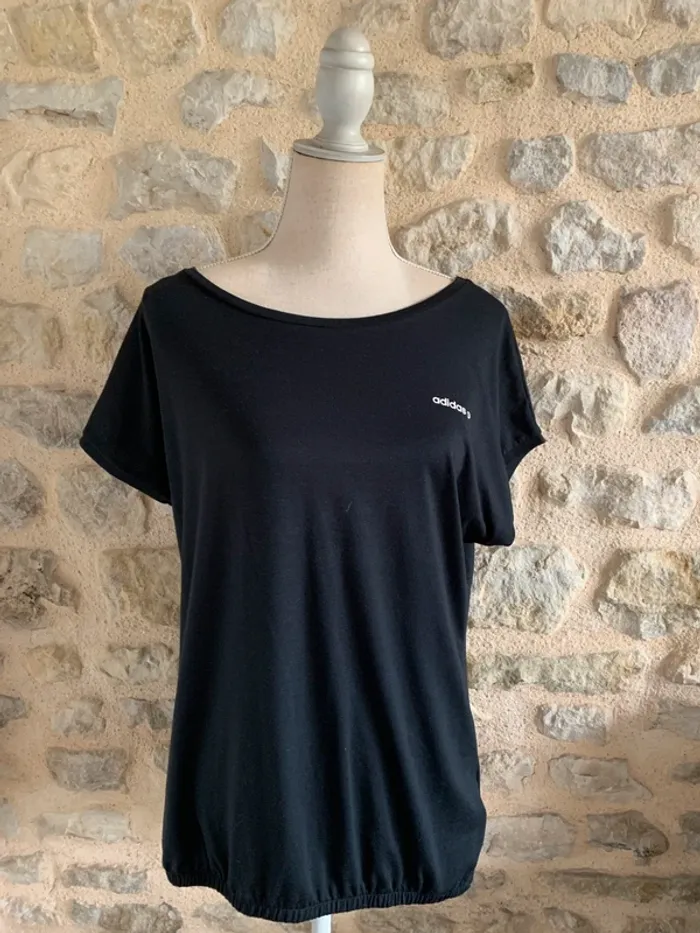 Ensemble Sport Adidas NEO Femme Noir T38 – Tee-shirt + Pantalon - photo numéro 2