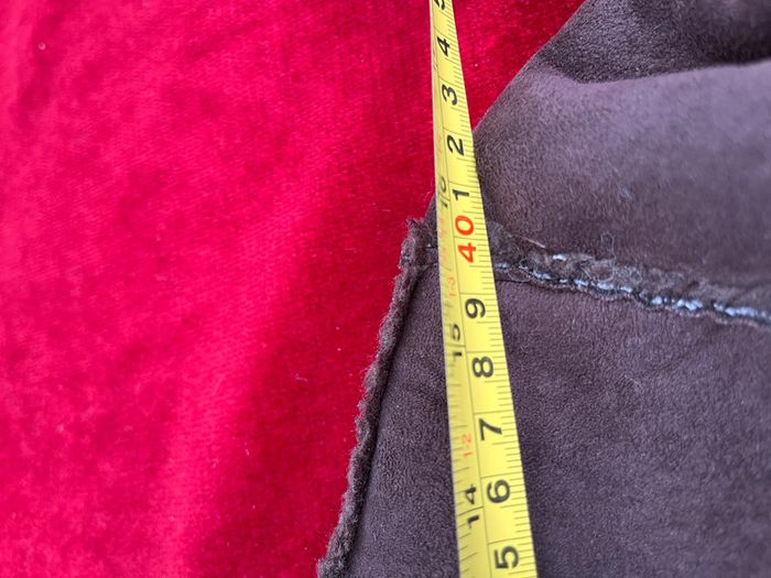 Veste imitation peau lainée marron – Marque Mim – Taille T3 - photo numéro 10
