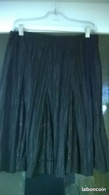 Jupe taffetas noir Taille 42