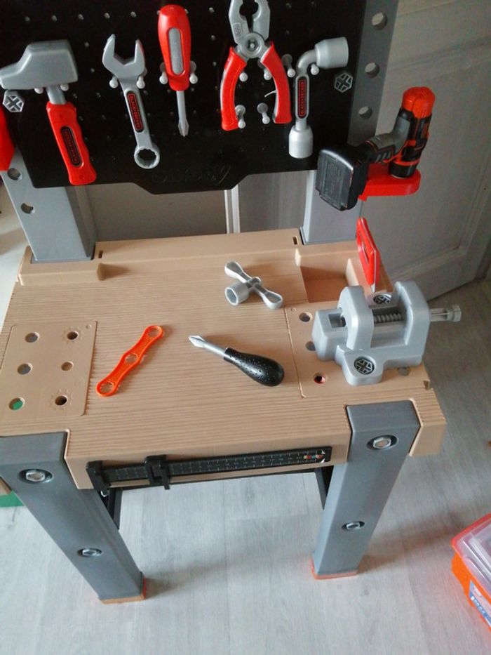 Etabli à outil smoby black et decker - photo numéro 8