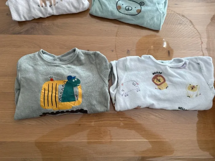 Lot de 10 pyjamas bebe 18 mois - photo numéro 7