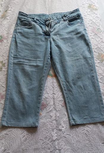 Pantacourt jeans femme taille 42