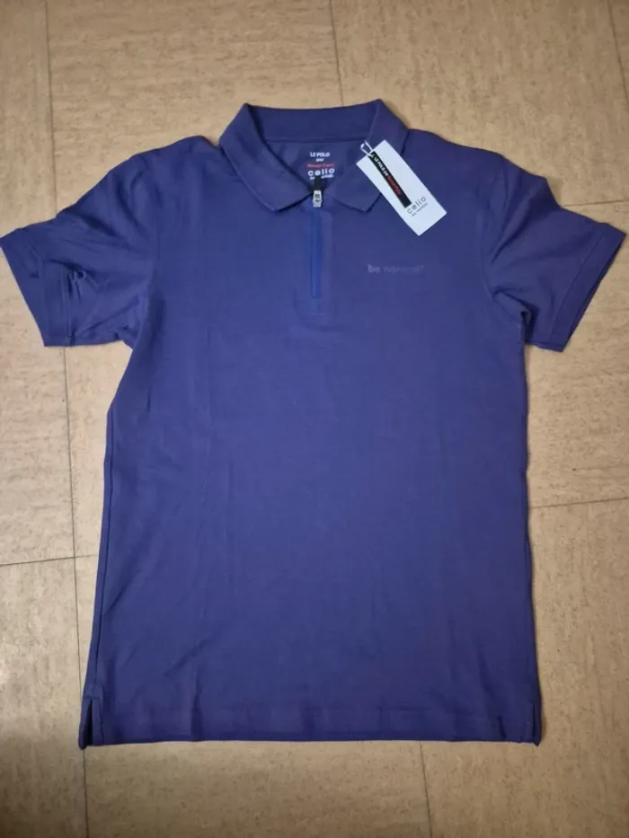 Polo Celio Benoît Paire Slim en S