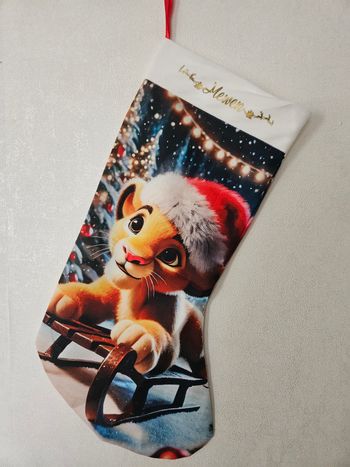 Chaussette de Noël simba