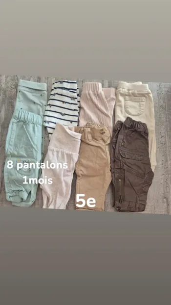 Lot pantalons