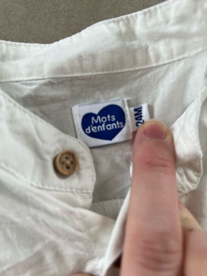 Chemise blanche 24 mois - photo numéro 4