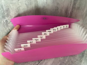 Porte document alphabétique