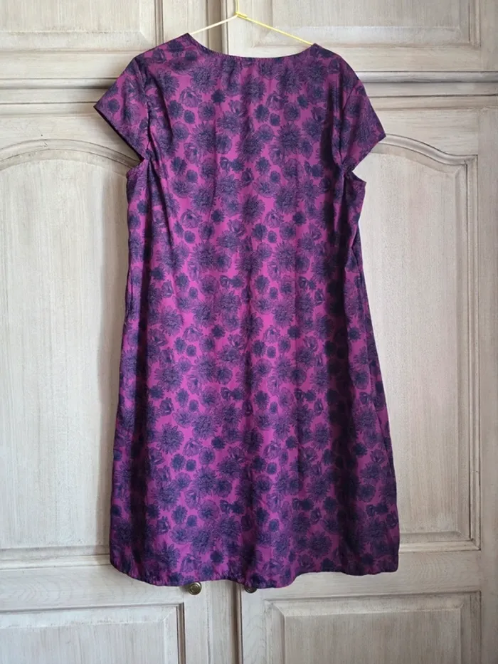 Robe colorée et fleurie tissaia basics taille 44 - photo numéro 3