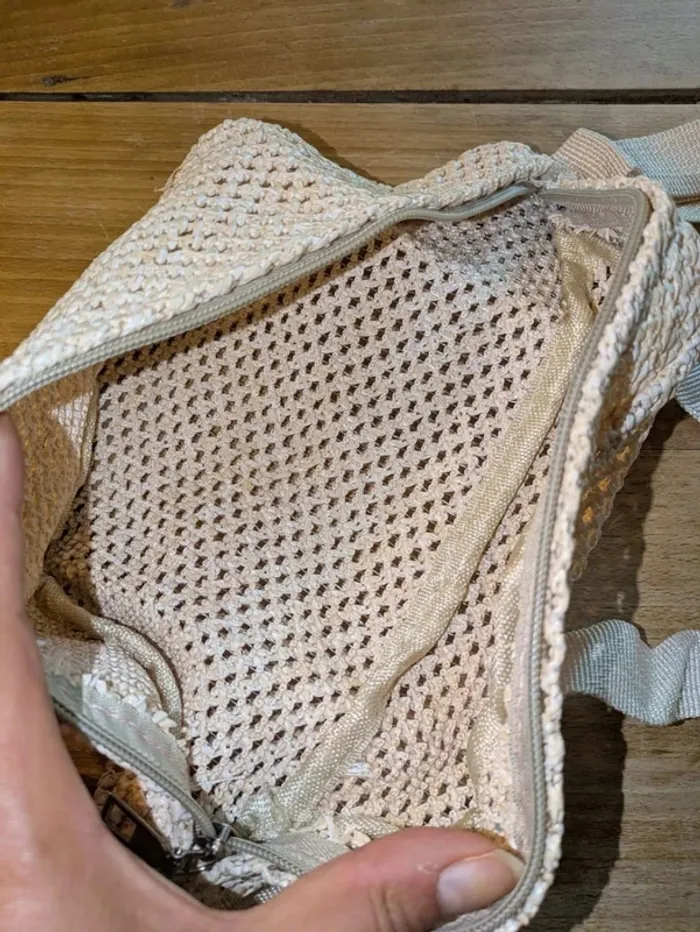Banane en maille beige – élégante & tendance - photo numéro 4