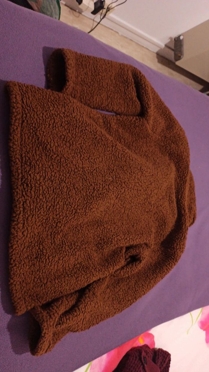 Veste marron taille unique - photo numéro 4