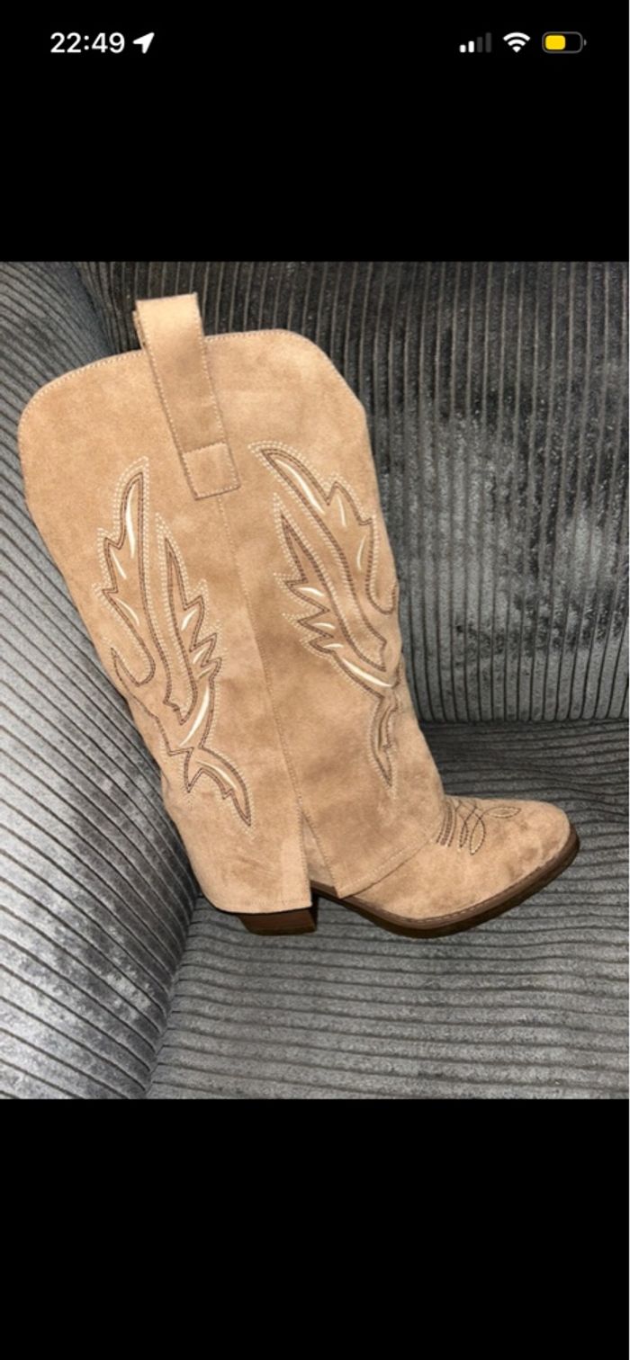 Santiags beige - photo numéro 2