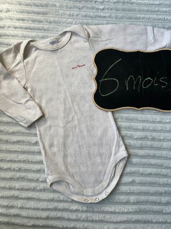 Body petit bateau cœur 6 mois