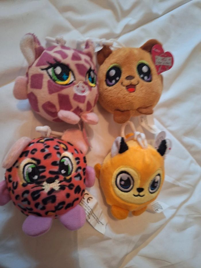 Peluche animaux porte clefs